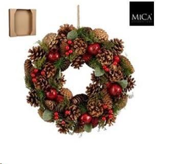 LANDON WREATH BROWN - H9XD34CM