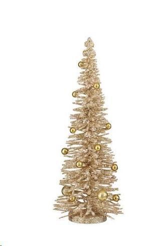 DECORATION TREE CHAMPAGNE - H40XD16CM