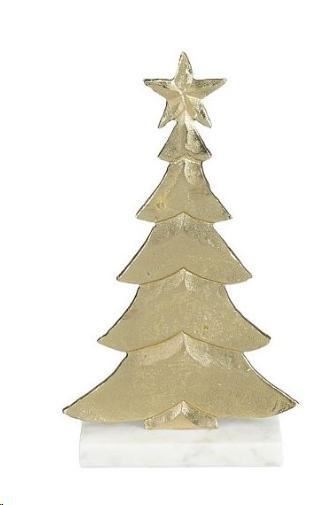 DECORATION TREE CHAMPAGNE - L18XW7XH32CM
