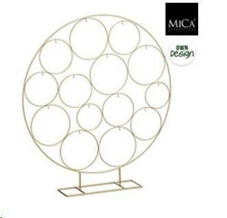 DECORATION CIRCLE GOLD - L58XW10XH64CM