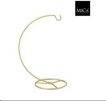 ORNAMENT HOLDER GOLD - H27XD13CM