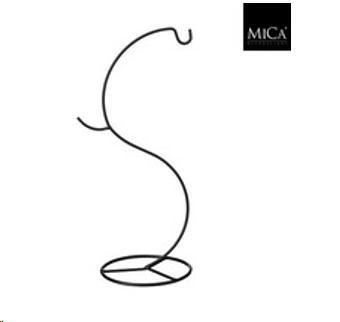 ORNAMENT HOLDER BLACK - H36XD13CM