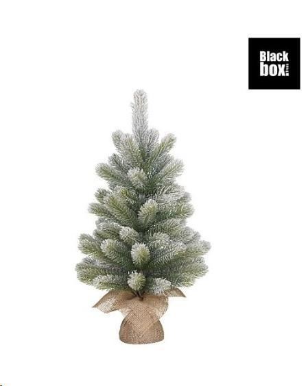 NAGOYA X-MAS TREE WITH BURLAP GREEN FROSTED TIPS 50 - H60XD4