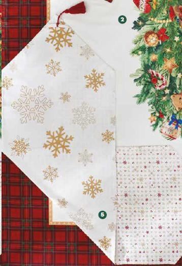 STRISCIA CHRISTMAS FIOCCHI /MICRO NAPPE ROSSE CM.45X140