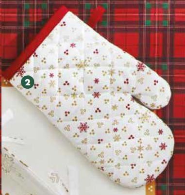 GUANTO CHRISTMAS MICRO PIPING ROSSO CM.17X27