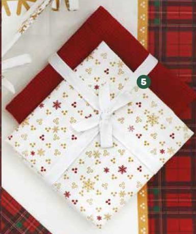SET 2 STROFINACCI CHRISTMAS APE ROSSO/MICRO CM.50X70
