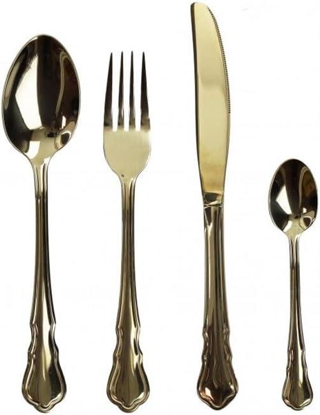 SET POSATE IMPERIAL GOLD SET 16 PZ INOX