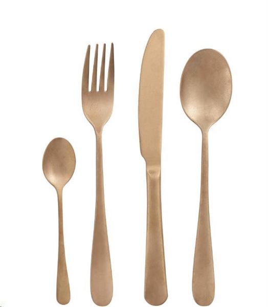 SET POSATE OLD GOLD 16 PZ INOX