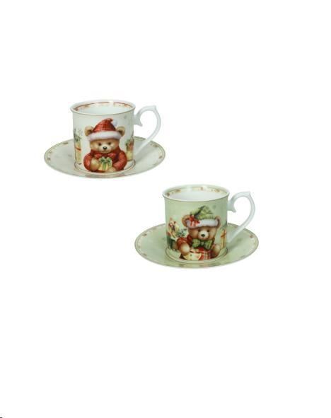 TAZZA COCCOLE SET 2 PZ NEW BONE CHINA