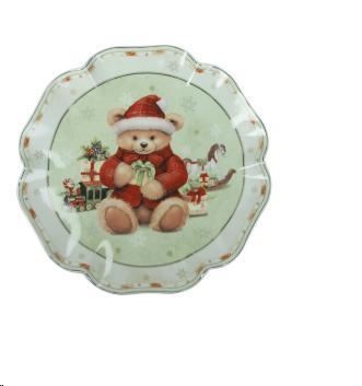 PIATTO PORTATA COCCOLE PORCELLANA D.CM30