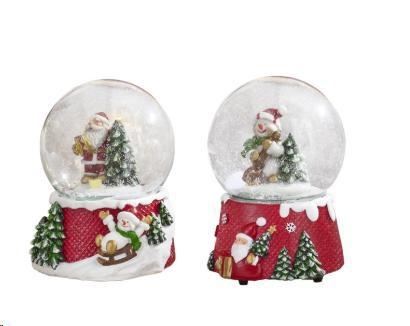 CARILLON PALLA DI NEVE ROMBI 2 SOGGETTI E COLORI ASSORT POLI