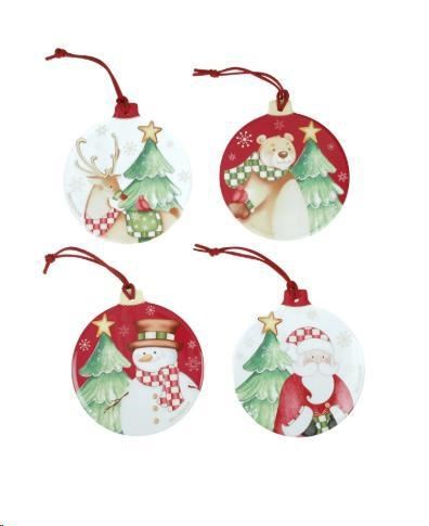 DECORATION RACCONTI SFERA SET 4 PZ CERAM/SUGHERO D.CM10