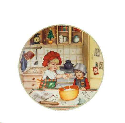 PIATTO CUCCIOLI (BIMBI PASTICCERI) PORCELLANA D.CM30