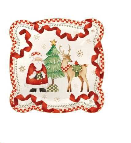 VASSOIO QUADRO RACCONTI PORCELLANA