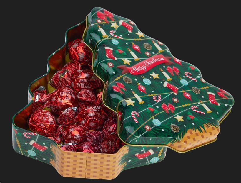 Seasonal Tree tin