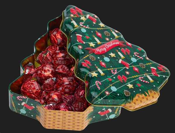 Seasonal Tree tin