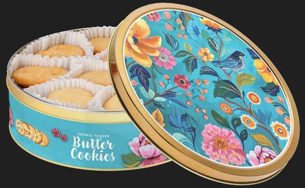 Secret Garden Butter flavour cookies tin 340g