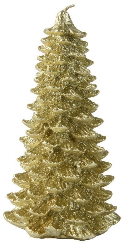CANDELA ALBERO DI NATALE METALLIC CM.D11X21H LIGHT GOLD