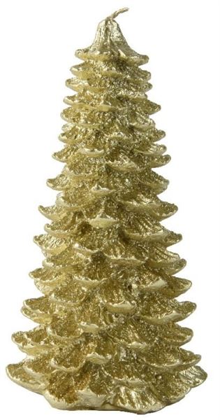 CANDELA ALBERO DI NATALE METALLIC CM.D11X21H LIGHT GOLD