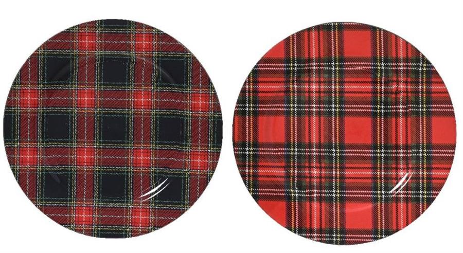 SOTTOPIATTO SCOZZESE CM.D33 2 MODELLI ASSORTITI