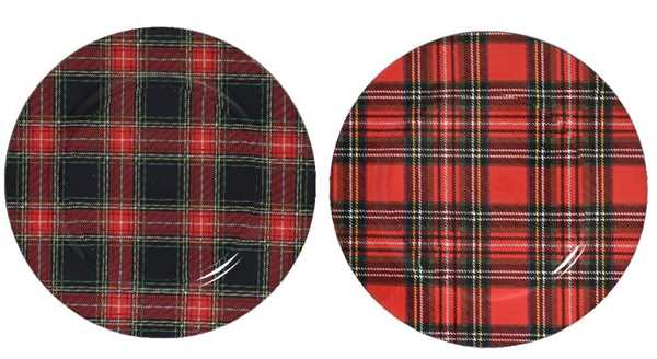 SOTTOPIATTO SCOZZESE CM.D33 2 MODELLI ASSORTITI