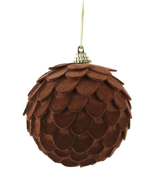 PALLINA NATALE PLASTICA DIA8CM ESPRESSO