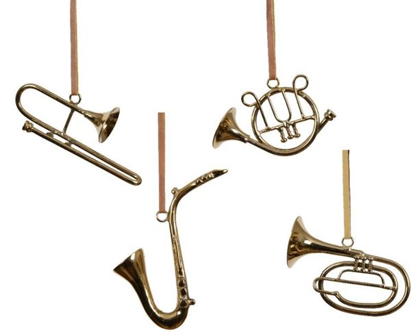 PENDENTE STRUMENTO MUSICALE CM.11X11H GOLD 4 MOD. ASS.