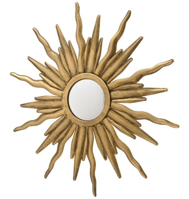 SPECCHIO SOLE IN FERRO CM.D58 GOLD