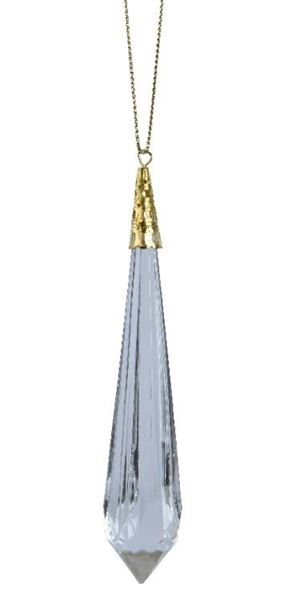 PENDENTE GHIACCIOLO CM.2X11H TRASPARENTE