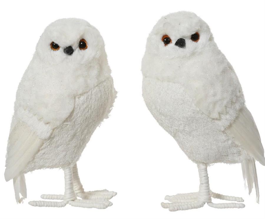 GUFO GLITTER CM.14X13X25H WHITE 2 MOD. ASS.