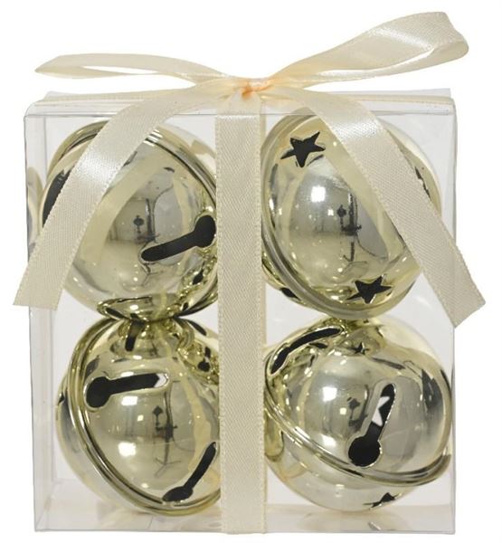 CAMPANELLE IN FERRO CM.Ø11X5,5H GOLD