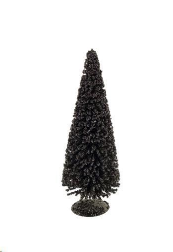 ALBERO ABETE NERO H. 41 CM