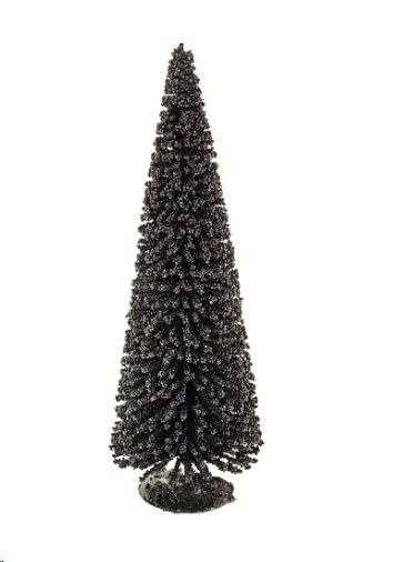 ALBERO ABETE NERO H. 51 CM