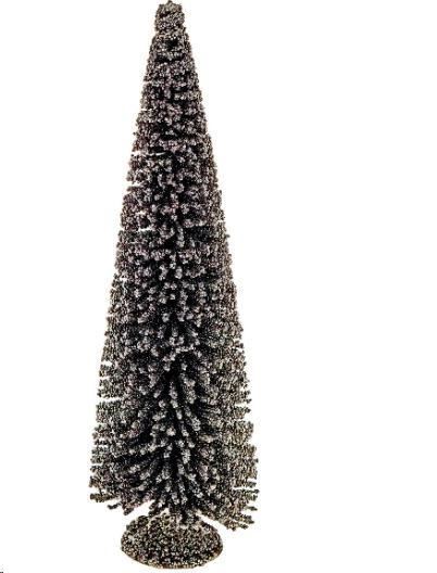 ALBERO ABETE NERO H. 61 CM