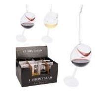 PENDENTE CALICE VETRO 10CM 2A