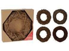 CORONA RAMI 40CM 4ASS