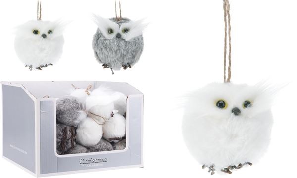 PENDENTE GUFO 6CM 2ASS