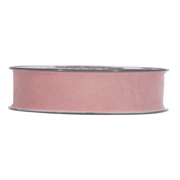 NASTRO DOUBLE VELVET MM25X7MT ROSA ANTICO
