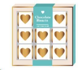 Scatola Napolitains Cuori di cioccolato