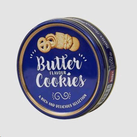 BISCOTTI AL BURRO IN SCATOLA DI LATTA BLU 114g