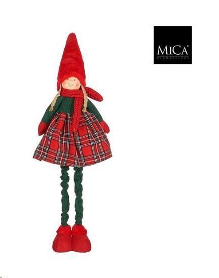 DECORATION GIRL EXTENDABLE  RED - L28XW25XH70/118CM