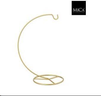 ORNAMENT HOLDER GOLD - H27XD13CM