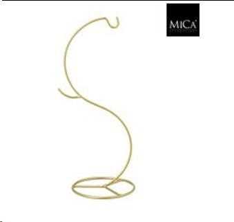 ORNAMENT HOLDER GOLD - L13XW13XH36XD13CM