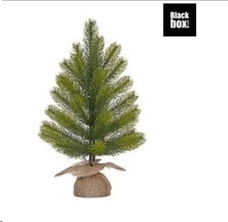 NAGOYA X-MAS TREE WITH BURLAP GREEN TIPS 31 - H45XD25CM