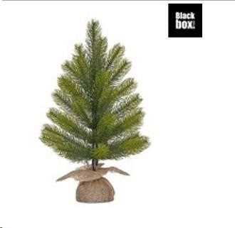 NAGOYA X-MAS TREE WITH BURLAP GREEN TIPS 31 - H45XD25CM