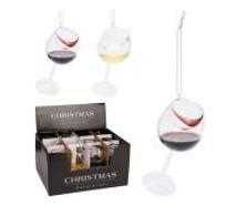 PENDENTE CALICE VETRO 10CM 2A