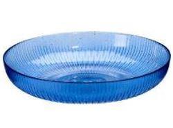 CIOTOLA VETRO BLU MARINO 21CM