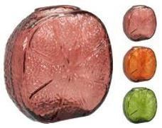 VASO VETRO LIMONE 21CM 3ASS