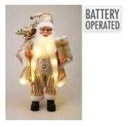 BABBO NATALE 60CM ORO LED