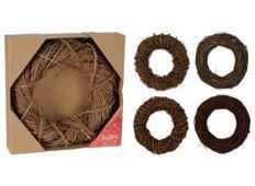 CORONA RAMI 40CM 4ASS